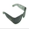 Belle Donne- Gangster Sunglass Hardcore Dark Lens Sunglasses Men Women - White view 2