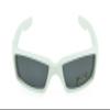 Belle Donne- Gangster Sunglass Hardcore Dark Lens Sunglasses Men Women - White view 1