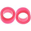 MoDTanOiz - Flesh tunnels 00 Gauge Gauges 00g 10mm Ear Plugs Plug Weight Flesh Tunnels Tunnel Streching Ears Double Flared 2g 0g 0 00 1/2 Steel Stone Wood Earring Silicone Men Women Pink 00g 10mm view 2