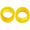 MoDTanOiz 2g 6mm 2 Gauges Gauge Ear Plugs Plug Flesh Tunnels Tunnel Double Single Flare Stretching Captive Bead Ball Closure Ring Circular Barbells CBR CRB Ears Earring Earrings Men Yellow 2g 6mm view 2