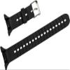 Cressi Watchband for Big-Screen Dive Computers Dive Computer Spare Parts, Black/Black/White view 3