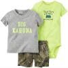 Carter's Diaper Cover Sets, Gray, New Born view 1