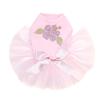 Dog in the Closet, Small Light Pink Hibiscus - Dog Tutu - Dog Tutu view 1