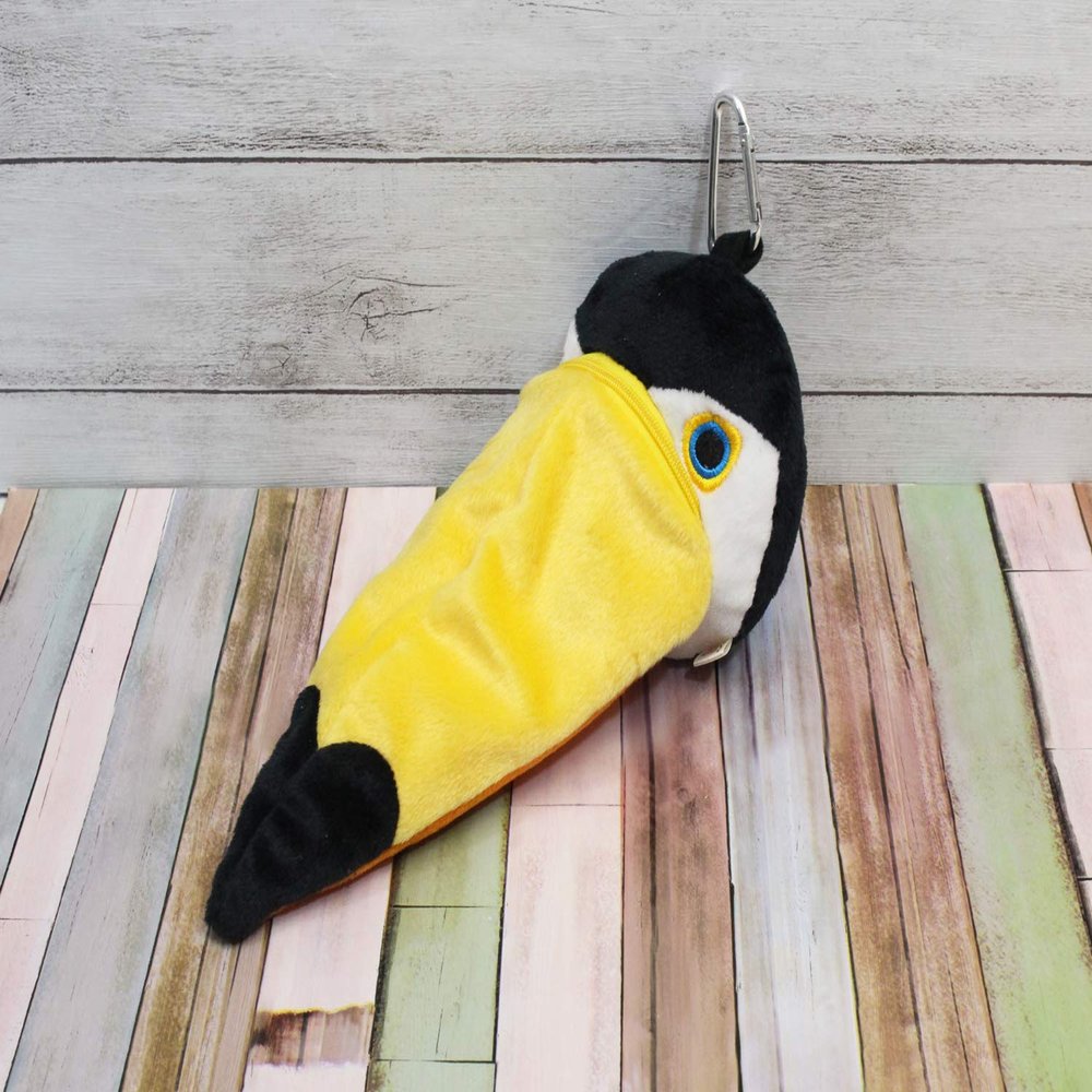 Bird Beak Soft Pen Pouch with Carabiner (Toucan)