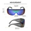 Calabria 1003 Fit Over Safety Glasses Fitover Prescription Eyewear Green Mirror Men Women Wraparound Tinted Anti Fog Scratch view 3
