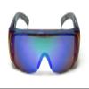 Calabria 1003 Fit Over Safety Glasses Fitover Prescription Eyewear Green Mirror Men Women Wraparound Tinted Anti Fog Scratch view 4
