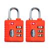 South Main Hardware TSA-Accepted Resettable Luggage Lock, Orange, 2-Pack - TSA Locks for Luggage, Luggage Locks, Luggage Locks TSA Approved, Backpack Lock, Mini Lock, Small Combination Lock view 1