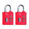 South Main Hardware TSA-Accepted Resettable Luggage Lock, Pink, 2-Pack view 1