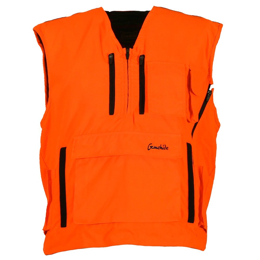 Gamehide Mountain Pass Extreme Big Game Blaze Deer Hunting Vest (Solid Blaze Orange, 2X-Large)