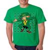 ALLNTRENDS Men's T Shirt Irish Dab Dabbing Leprechaun St Patrick's Day Shamrock (L, Irish Green) view 1