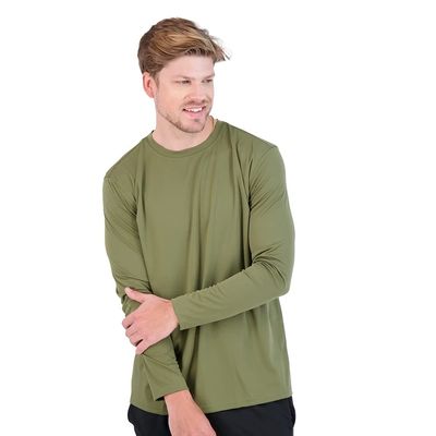 Denali Performance Men's Teaser ProtectUV Long Sleeve T-Shirt w/UPF 50+ - XL Green