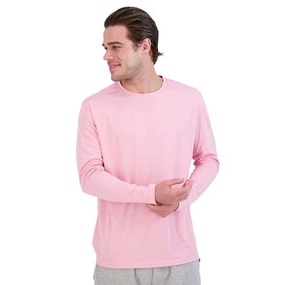 Denali Performance Men's Mega Solar ProtectUV Long Sleeve, Candy Pink, Small