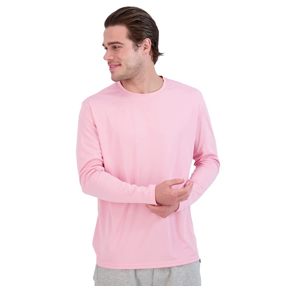 Denali Performance Men's Mega Solar ProtectUV Long Sleeve, Candy Pink, Small