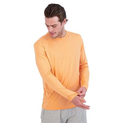 Denali Performance Men's Mega Solar ProtectUV Long Sleeve, Tangelo, XXX-Large