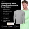 Denali Performance Men's Mega Solar ProtectUV Long Sleeve, Tangelo, XXX-Large view 4