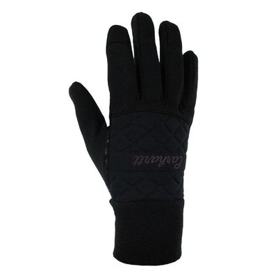 Carhartt Women's Fleece Touch-Sensitive Knit Cuff Glove, Black, Large
