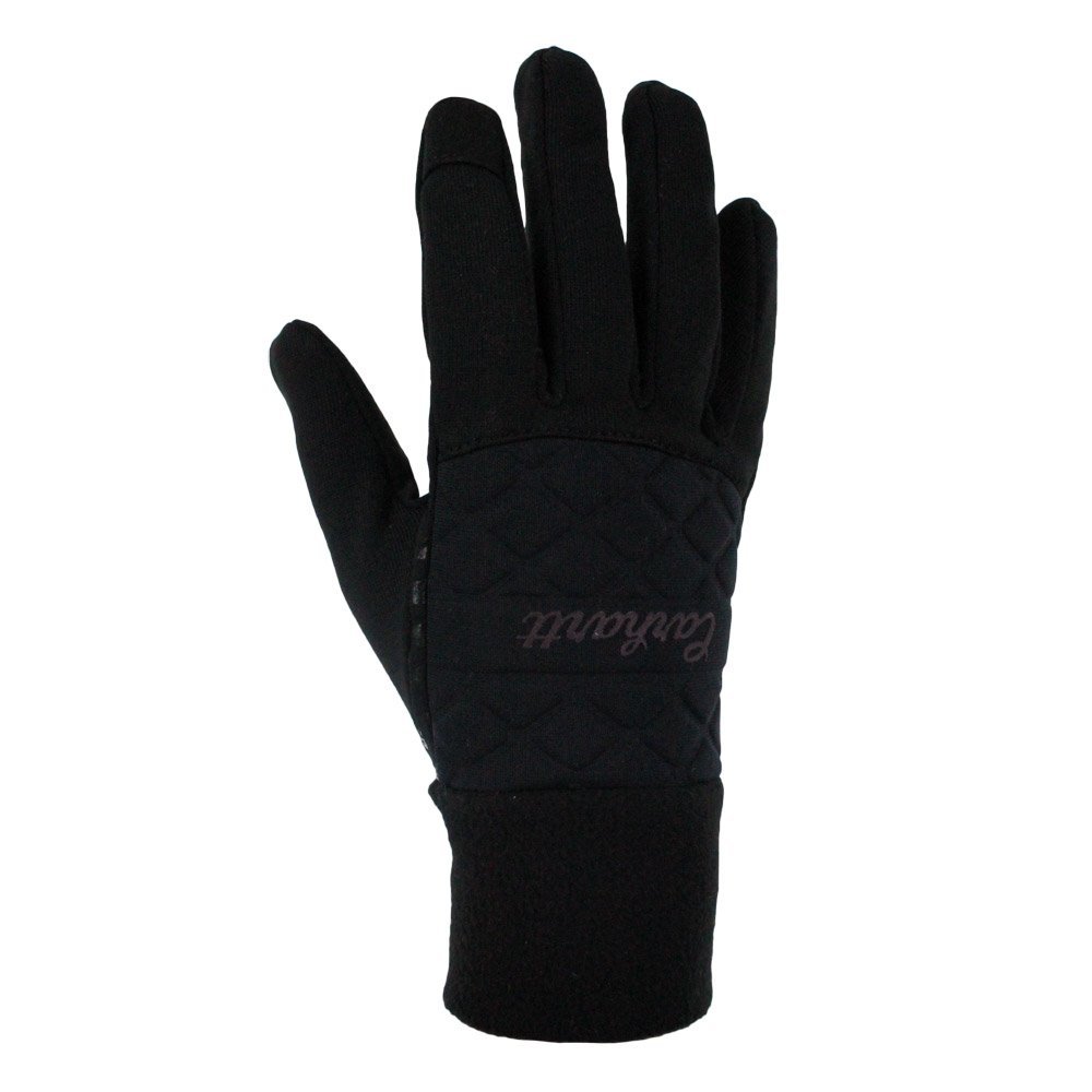 Carhartt Women's Fleece Touch-Sensitive Knit Cuff Glove, Black, Large