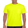 Gildan Men's 2-Pack Workwear Pocket T-Shirt-Big Sizes, Safety Green, XXX-Large view 2