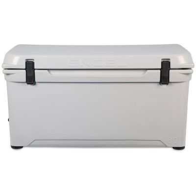 Engel Coolers ENG80 Cooler | 75 Can High Performance Durable Seamless Rotationally Molded Ice Box for Camping, Hunting, and Fishing - Haze Gray