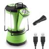 LE LED Camping Lantern Rechargeable, 600LM, Detachable Flashlight, Camping Essentials, Perfect Lantern Flashlight for Hurricane Emergency, Hiking, Fishing and More, USB Cable and Car Charger Included view 1