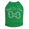 Bad to The Bone Dog Shirt XXS Kelly Green view 1