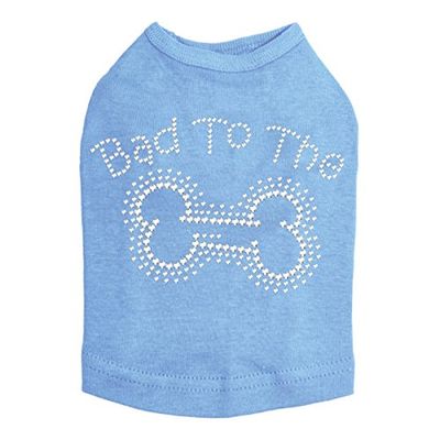 Bad to The Bone Dog Shirt XXS Blue