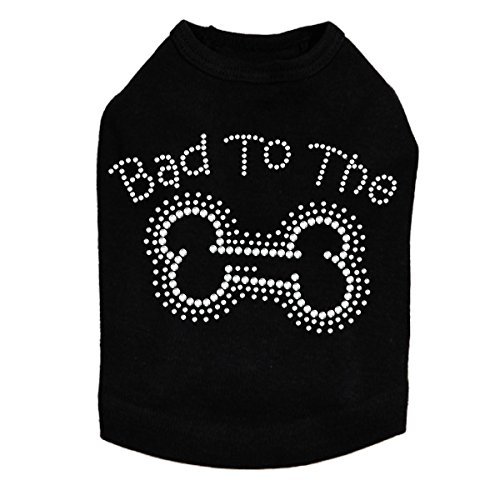 Bad to The Bone Dog Shirt XL Black