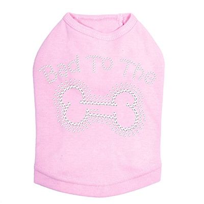 Bad to The Bone Dog Shirt XL Pink