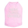 Here Comes Trouble Dog Shirt XL Pink view 1
