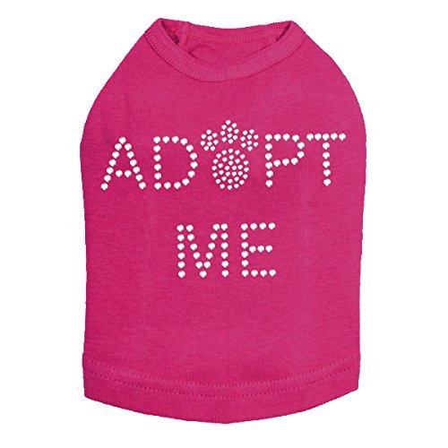 Adopt Me with Paw Dog Shirt XXS Fuchsia