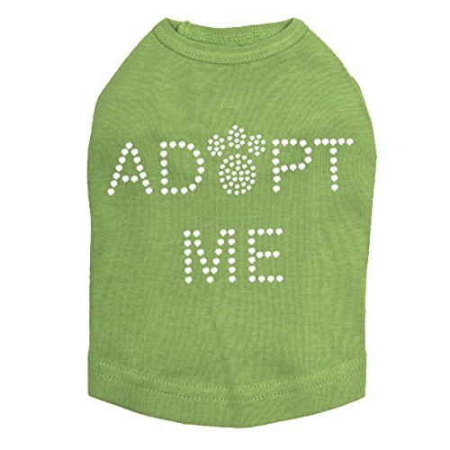 Adopt Me with Paw Dog Shirt XXS Lime Green