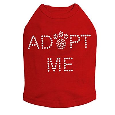Adopt Me with Paw Dog Shirt M RED