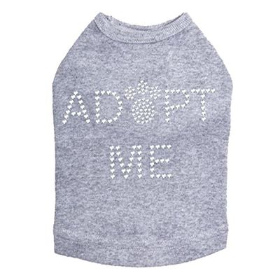 Adopt Me with Paw Dog Shirt L Gray