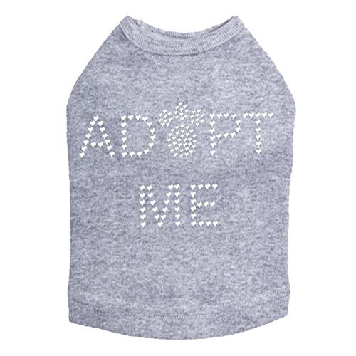 Adopt Me with Paw Dog Shirt 4XL GRAY