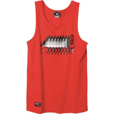 LRG Men's Research Collection Levels Tank, Red, Large