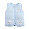 Monvecle Baby Warm Vests Unisex Infant to Toddler Padded Waistcoat (6-9 Months, Light blue) view 1