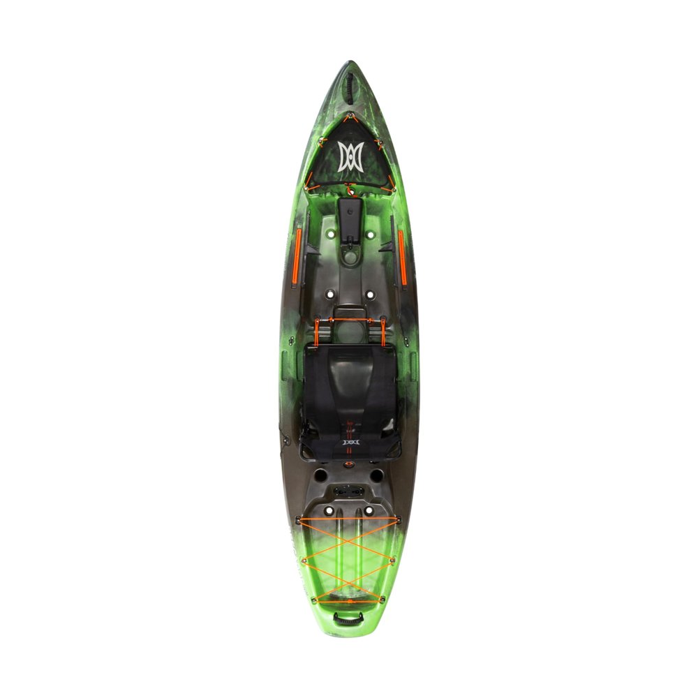 Perception Kayaks Pescador Pro 10 | Sit on Top Fishing Kayak with Adjustable Lawn Chair Seat | Large Front and Rear Storage | 10' 6" | Moss Camo