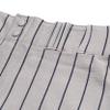 Champro Traditional Fit Triple Crown Classic Baseball Pants with Knit-in Pinstripes and Reinforced Sliding Areas, Grey, Navy pin, Medium view 3