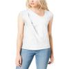 bar III Womens SS Twist Slub Basic T-Shirt, White, Medium view 1