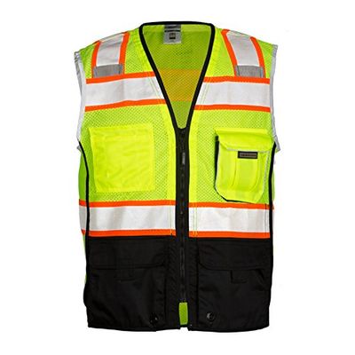ML Kishigo 1515-4X Black Series Vest Class 2 Lime 4X