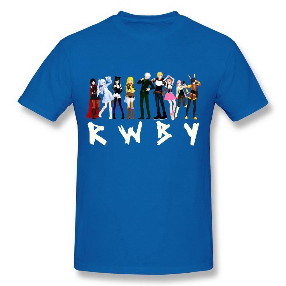 AICH Men's RWBY Team Logo Poster RoyalBlue T Shirt Size XL