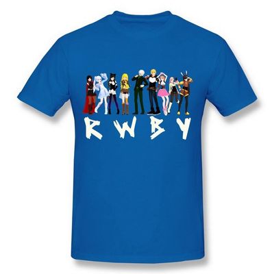 AICH Men's RWBY Team Logo Poster RoyalBlue T Shirt Size XXL