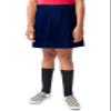 Classroom Girls Double Pleated Scooter with Side Pocket, Side Zip Closure, and Built-in Poly Knit Shorts 55274, 19/20, Dark Navy view 1