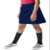 Classroom Girls Double Pleated Scooter with Side Pocket, Side Zip Closure, and Built-in Poly Knit Shorts 55274, 19/20, Dark Navy view 2