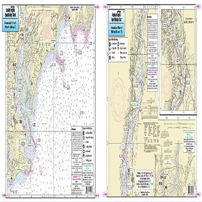 Captain Segull Inshore Housatonic River Fishing Nautical Chart