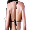 BodyZone Women's Tri Top W/Gold Chain Straps Underwear, Red, One Size view 2