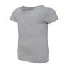Next Level Big Girls Princess Rib Knit Softness T-Shirt, Heather Gray, Large view 1