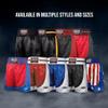 Ringside Pro-Style Boxing Trunks, Satin Boxing Shorts for Men and Women, Ideal for Boxing, MMA, Muay Thai, Red/Blue, Youth Small view 4