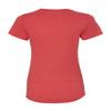 Anvil Women's Tri-Blend Tee, Heather Red, Small view 3