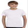 BELLA+CANVAS Big Girls Side Seamed Crewneck T-Shirt, White, Small view 2